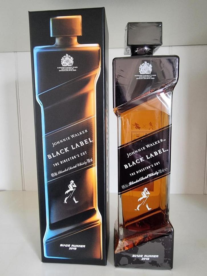 Johnnie Walker black label Blade runner, Verzamelen, Wijnen, Nieuw, Overige typen, Overige gebieden, Vol, Ophalen of Verzenden