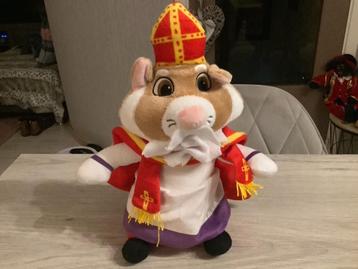 Hamster du Père Noël en peluche Albert Heijn (34 cm) disponible aux enchères