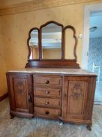 Kaptafel van massief eikenhout, Antiek en Kunst, Ophalen