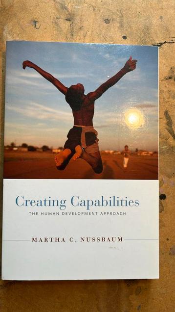 Creating capabilities - Martha Nussbaum