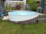 Happy pool zwembad 3,5m diameter 1,2m diep, Tuin en Terras, Zwembaden, Ophalen, Zo goed als nieuw