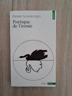 Boek Poétique de l'ironie, Ophalen of Verzenden, Gelezen, Hoger Onderwijs