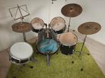 Compleet drumstel PAERL met krukje, Muziek en Instrumenten, Drumstellen en Slagwerk, Ophalen, Zo goed als nieuw