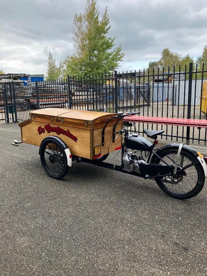 Oldtimer brom bakfiets, Fietsen en Brommers, Fietsen | Bakfietsen, Gebruikt, Gazelle, Goederen, Ophalen