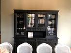 Vitrine-buffetkast Grenen maatwerk, Huis en Inrichting, Ophalen, Gebruikt, 200 cm of meer, 150 tot 200 cm