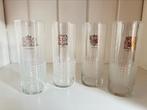 Lot van 4 longdrink glazen met gouden wapenschild, Ophalen of Verzenden, Zo goed als nieuw