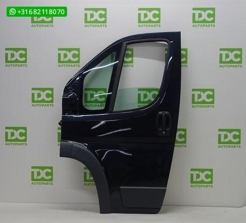 Fiat Ducato ('06-'19) Voorportier links zwart met lijst, Auto-onderdelen, Carrosserie, Deur, Fiat, Voor, Links, Gebruikt, Ophalen of Verzenden