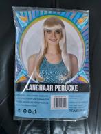 2 nieuwe pruiken lang blond & zwart haar -carnaval / feestje, Enlèvement, Neuf, Chapeau ou Perruque