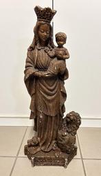Groot Beeld : OLV van Vlaanderen - Gips - 61cm, Antiek en Kunst, Ophalen