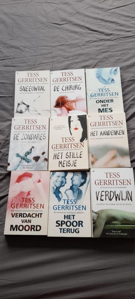 Tess Gerritsen boekenpakket, Livres, Thrillers, Utilisé, Amérique, Enlèvement ou Envoi