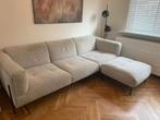3 zit sofa met voetbank, Ophalen, Gebruikt, Driepersoons, 75 tot 100 cm