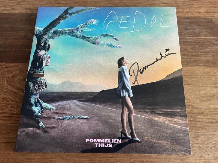Vinyl LP Pommelien Thijs Gedoe BLAUWWIT GESIGNEERD NIEUW, Cd's en Dvd's, Vinyl | Nederlandstalig, Nieuw in verpakking, Pop, 12 inch