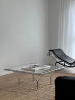 Vintage design chroom salontafel, Niels Bendtsen, Ophalen, Zo goed als nieuw, Glas
