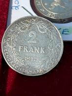 2 Frank 1912 Vlaams Albert 1, Ophalen of Verzenden, Losse munt