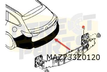 Mazda 6 9/12- achterbumperbalk (Wagon) Origineel! GHP950260 beschikbaar voor biedingen