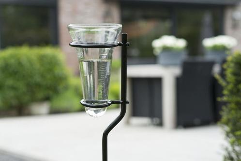 Nature glazen regenmeter op steel, Tuin en Terras, Tuinstekers, Nieuw, Ophalen of Verzenden