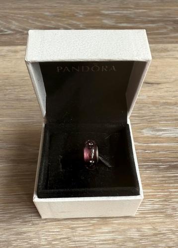 Viola Pandora Murano Effervescente, excellent état, 1 bracelet à breloques, Pandora, Comme neuf, Enlèvement