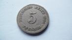 5 pfennig 1900 A, Timbres & Monnaies, Monnaies | Europe | Monnaies non-euro, Enlèvement