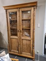 Prachtige oude eiken vitrinekast of boekenkast, Huis en Inrichting, Kasten | Vitrinekasten, Ophalen