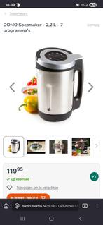 Domo soepmaker 2,2 iter, Elektronische apparatuur, Blenders, Ophalen of Verzenden, Zo goed als nieuw, Soepmaker