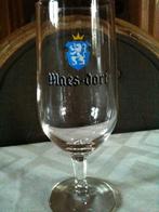 Oud 'tulp' bierglas Maes Dort, Verzamelen, Ophalen of Verzenden, Zo goed als nieuw, Glas of Glazen, Leeuw