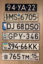 Nummerplaten uit Europa, Ophalen, Zo goed als nieuw