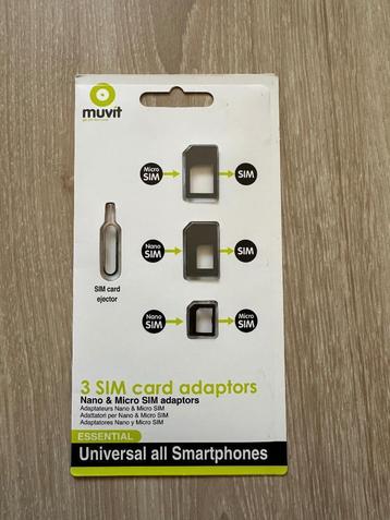 SIM card Adaptors beschikbaar voor biedingen