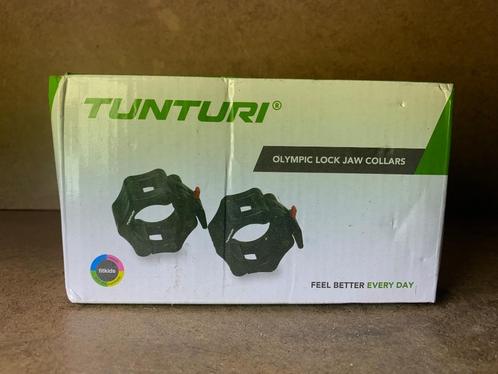 Olympic Lock Jaw Collars - Decathlon Tunturi, Sport en Fitness, Fitnessmaterialen, Nieuw, Halterstangen, Armen, Benen, Borst, Buik