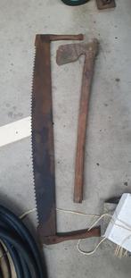 Handzaag en bijl, Ophalen, Gebruikt, Handzaag