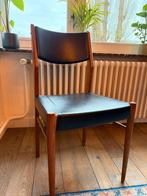 Vier houten stoelen/stoelenset - mid century modern, Huis en Inrichting, Stoelen, Ophalen, Bruin, Hout, Vier