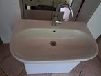 lavabo wit, Doe-het-zelf en Bouw, Ophalen, Gebruikt, Steen, Wastafel