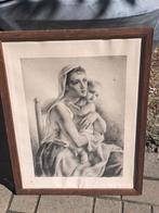 Lithographie signe Louis buisseret, Enlèvement ou Envoi