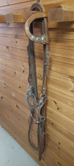 Western show bridle - western show hoofdstel met teugels, Dieren en Toebehoren, Ophalen of Verzenden, Gebruikt, Western
