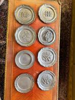 Tinnen borden, plaquette en karaf, 5 kilo200, Antiek en Kunst, Ophalen