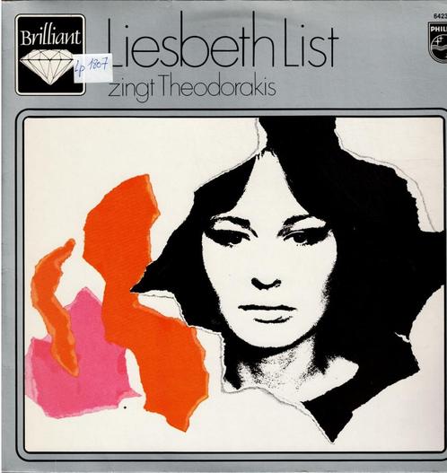 Vinyl, LP     /   Liesbeth List – Liesbeth Zingt Theodorakis, Cd's en Dvd's, Vinyl | Overige Vinyl, Overige formaten, Ophalen of Verzenden