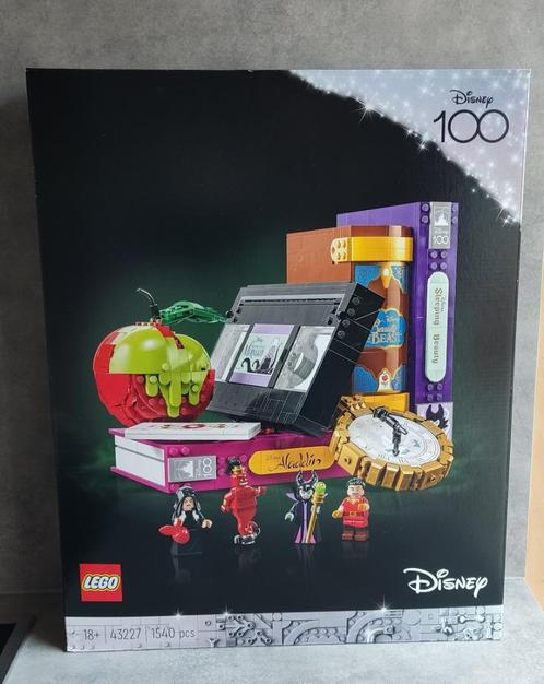 lego disney 43227 symbolen van beroemde schurken, Kinderen en Baby's, Speelgoed | Duplo en Lego, Nieuw, Lego, Complete set, Ophalen of Verzenden