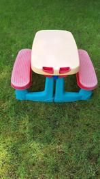 Kindertafel met zitbanken, Ophalen, Gebruikt