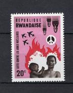 RWANDA 167 MH 1966, Postzegels en Munten, Ophalen of Verzenden, Postfris, Spoor van plakker