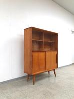 Vintage mid-century wandkastje/highboard, Huis en Inrichting, Ophalen, Gebruikt