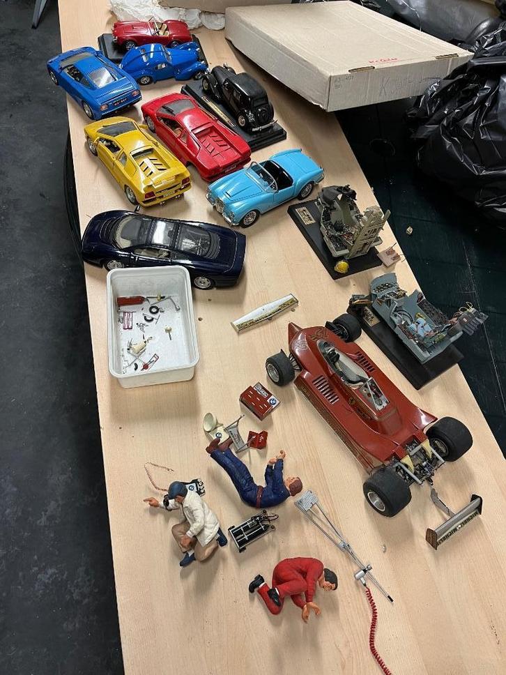 modelbouw voertuigen voor diorama's, Hobby en Vrije tijd, Modelbouw | Auto's en Voertuigen, Gebruikt, Auto, Groter dan 1:32, Tamiya