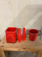 bloempotjes rood, Tuin en Terras, Ophalen