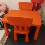 Tafel en 2 stoelen mammut ikea, Enfants & Bébés, Enlèvement, Chaise(s)