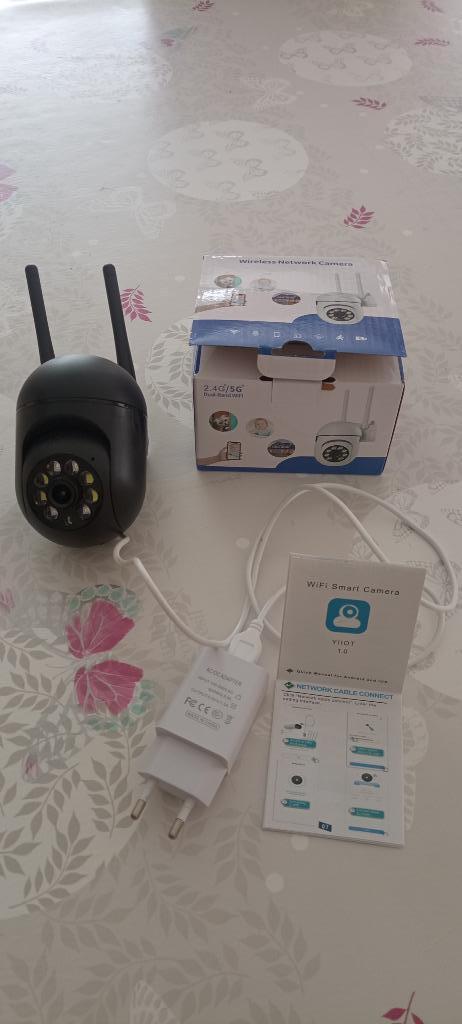 Camera Wifi, Audio, Tv en Foto, Videobewaking, Zo goed als nieuw, Buitencamera, Ophalen