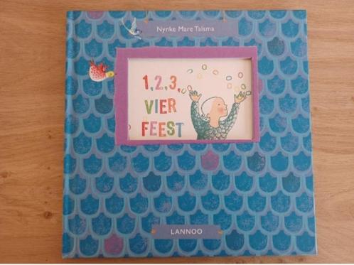 1 2 3 vier Feest! --> Kijk- en Telboek, Livres, Livres pour enfants | 4 ans et plus, Comme neuf, Fiction général, Garçon ou Fille