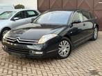 Citroen C6 2.2Hdi Full Option Navi/Cruise/Pdc/Bi-Xenon, Auto's, Voorwielaandrijving, 4 deurs, Zwart, Blauw