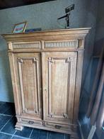 massief eiken vestiaire kast wit gekrijt, Gebruikt, 100 tot 150 cm, 150 tot 200 cm, 25 tot 50 cm