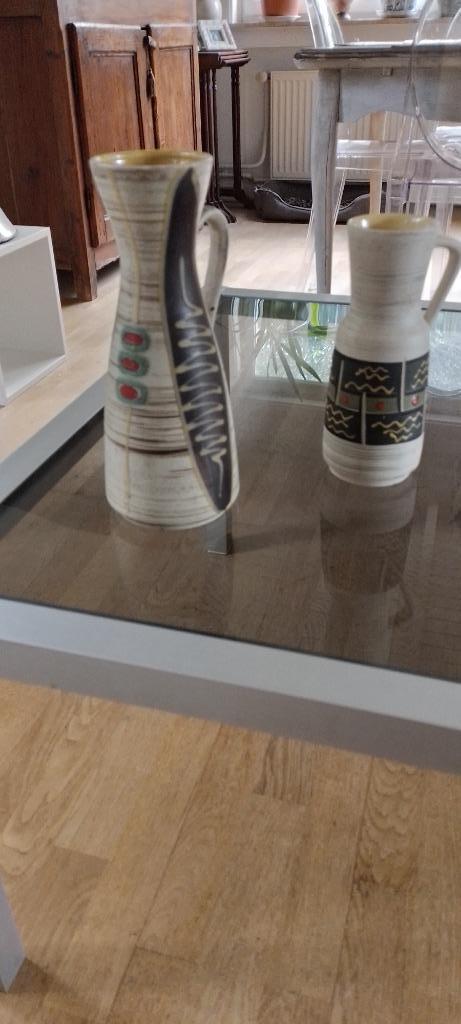 Prachtig paar kruiken uit de jaren 70, Antiek en Kunst, Antiek | Woonaccessoires, Ophalen of Verzenden