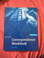 Correspondence workbook, Boeken, Studieboeken en Cursussen, Zo goed als nieuw, Hogeschool, Ophalen, A ashley
