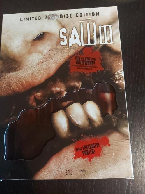 Saw III édition limitée, CD & DVD, DVD | Action, Neuf, dans son emballage, Autres genres, À partir de 16 ans, Enlèvement ou Envoi