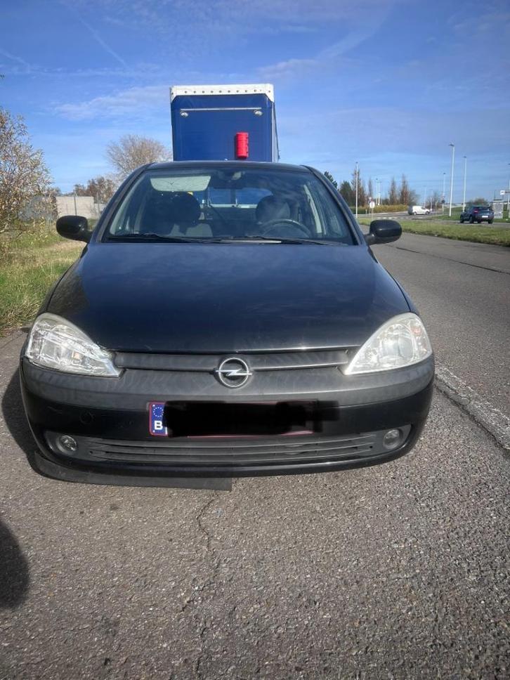 Opel corsa DTI, Auto's, Opel, Particulier, Corsa, Diesel, Euro 4, Berline, 5 deurs, Handgeschakeld, Zwart, Zwart, Stof, Voorwielaandrijving
